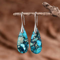 Meliora - Elegant Blue Jasper Earrings