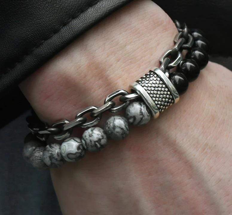 Darius Bracelet - Jasper Protection for Energy