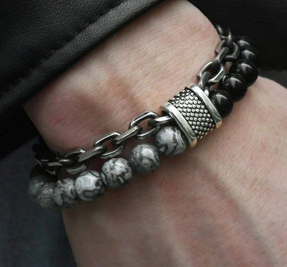Darius Bracelet - Jasper Protection for Energy