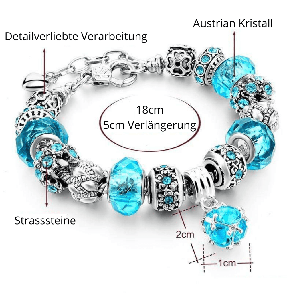 Ocean Charm Bracelet – Elegant Silver Jewelry