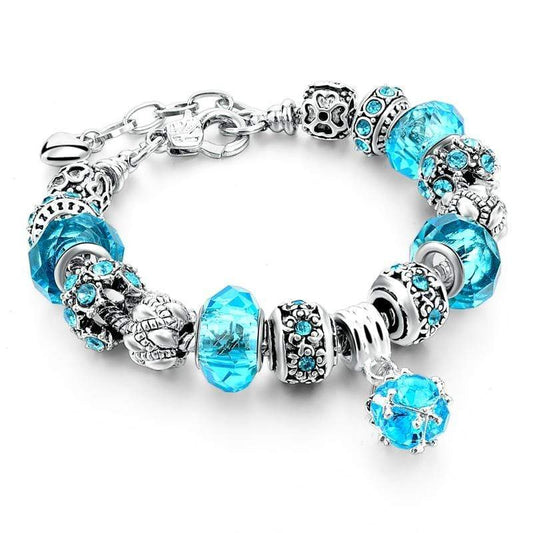 Ocean Charm Bracelet – Elegant Silver Jewelry