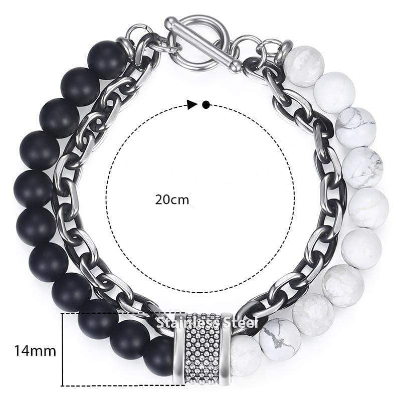 Tiger's Eye Beaded Bracelet for Men "The Warrior" - Asher