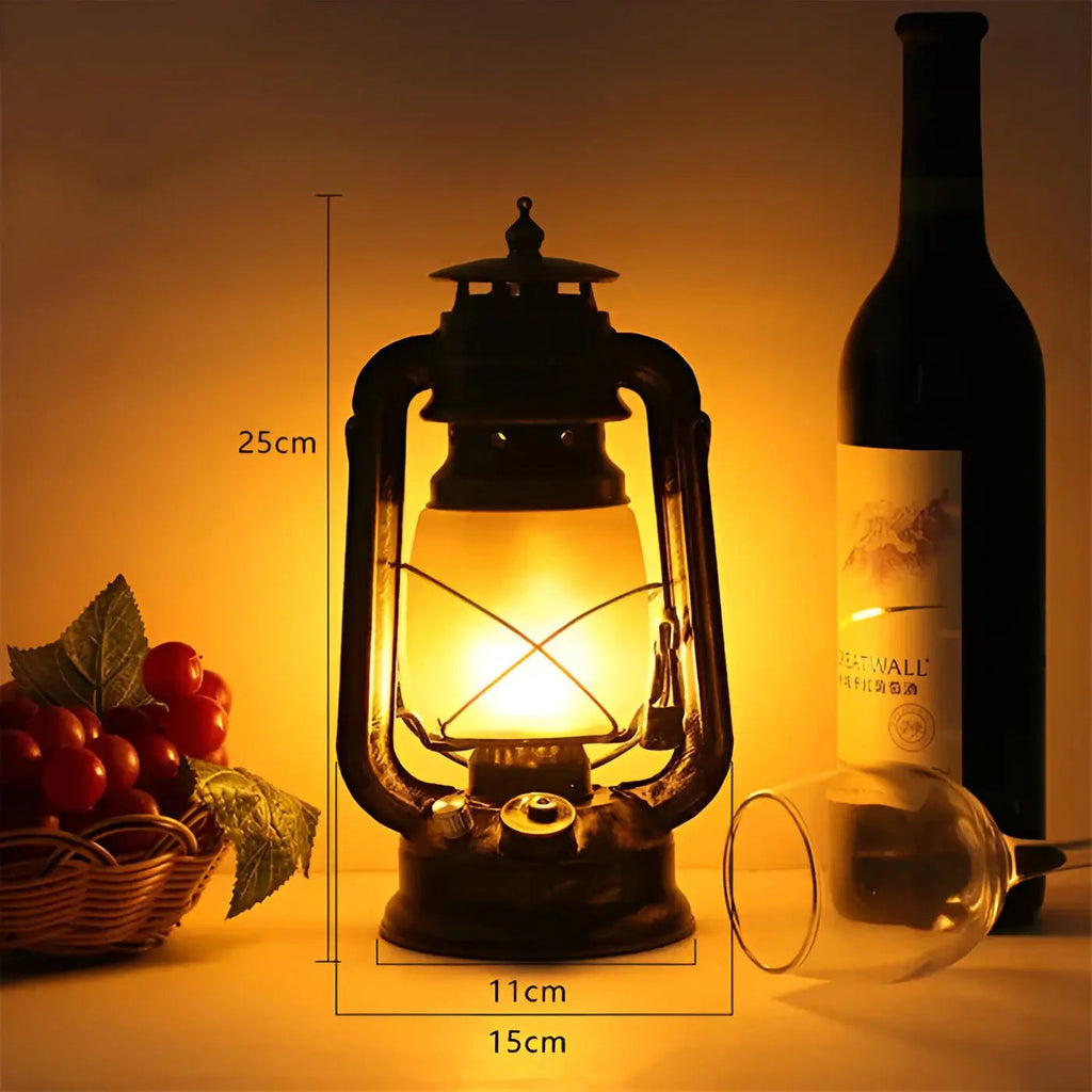 Industrial LED Hanging Lamp - for Atmospheric Evenings & Outdoor Use