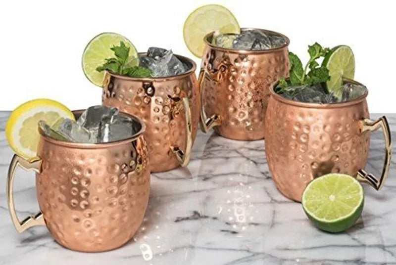 ChillCopper – Set of Hammered Copper Mugs