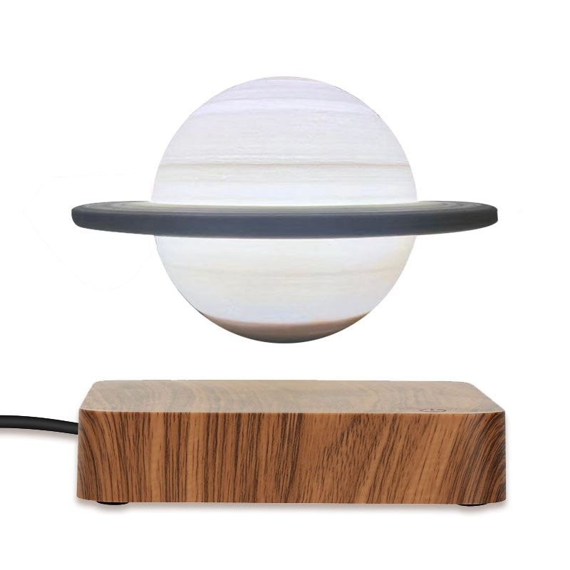 SaturnGlow – Floating Designer Lamp with 3D-Print Technology