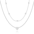 Elegant Julia Heart Necklace