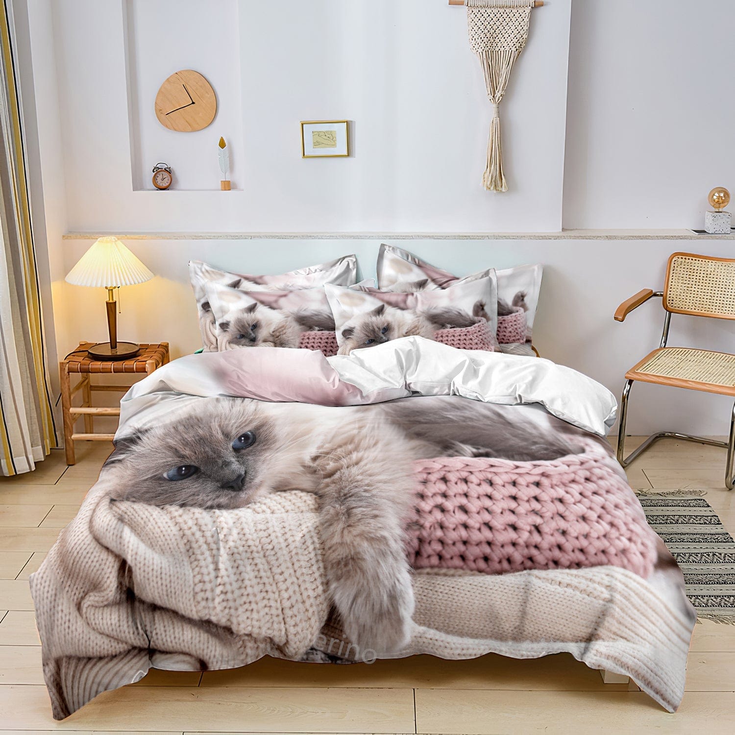 Luxury Vintage Duvet Cover Set – Breathable & Hypoallergenic