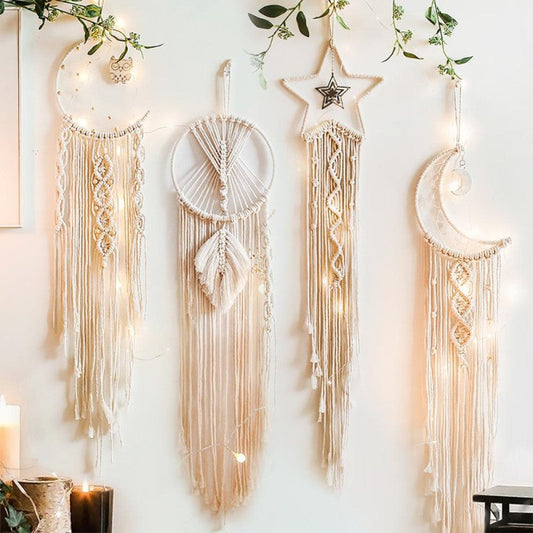 DreamWeaver Macramé - Bohemian Wall Decoration for Atmosphere