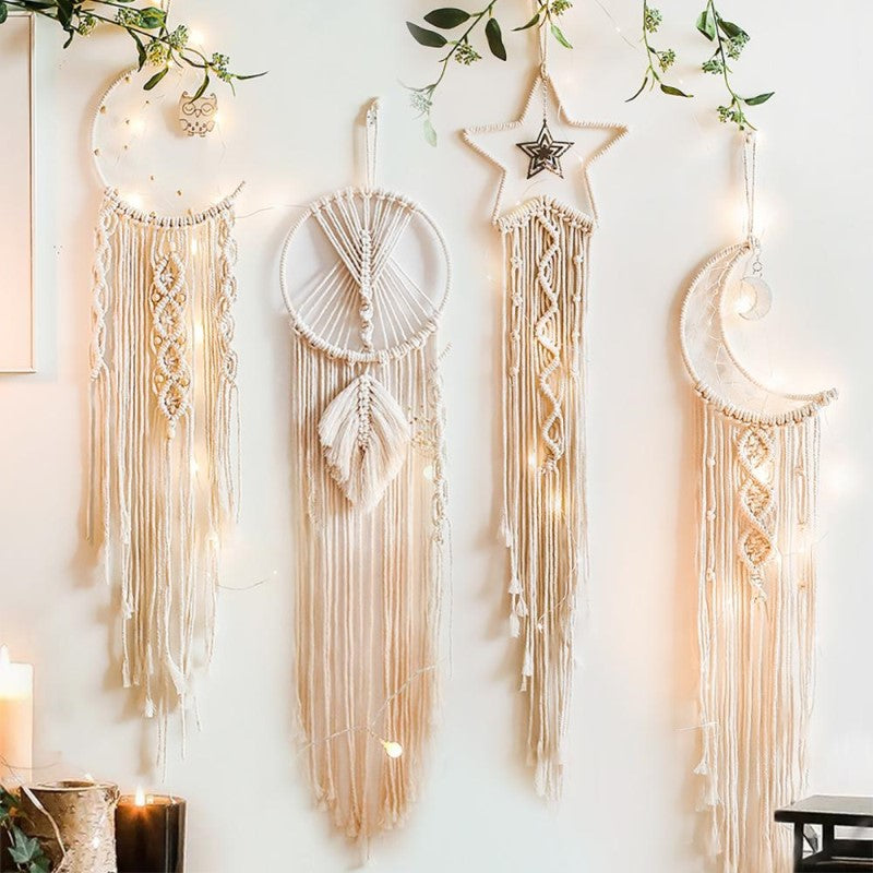 DreamWeaver Macrame - Bohemian Wall Decor for Ambiance