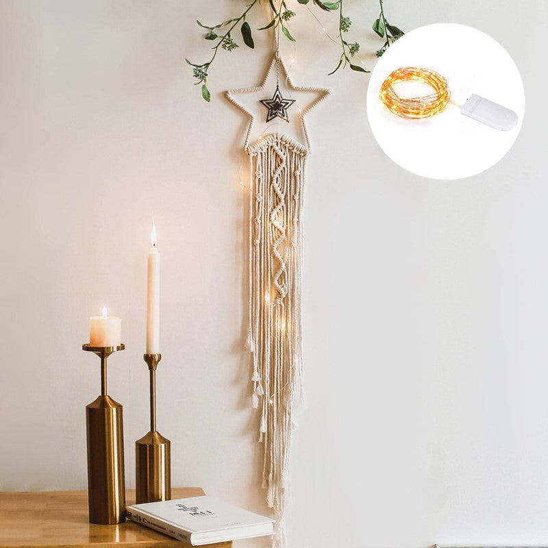 DreamWeaver Macrame - Bohemian Wall Decor for Ambiance