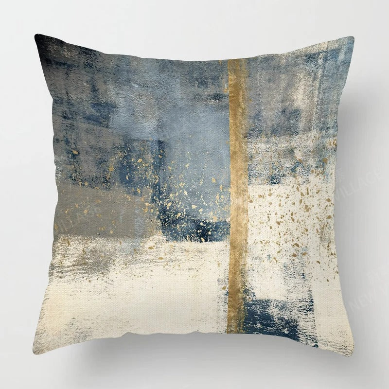 Tricolor Linen Cushion Cover - for a Modern Interior