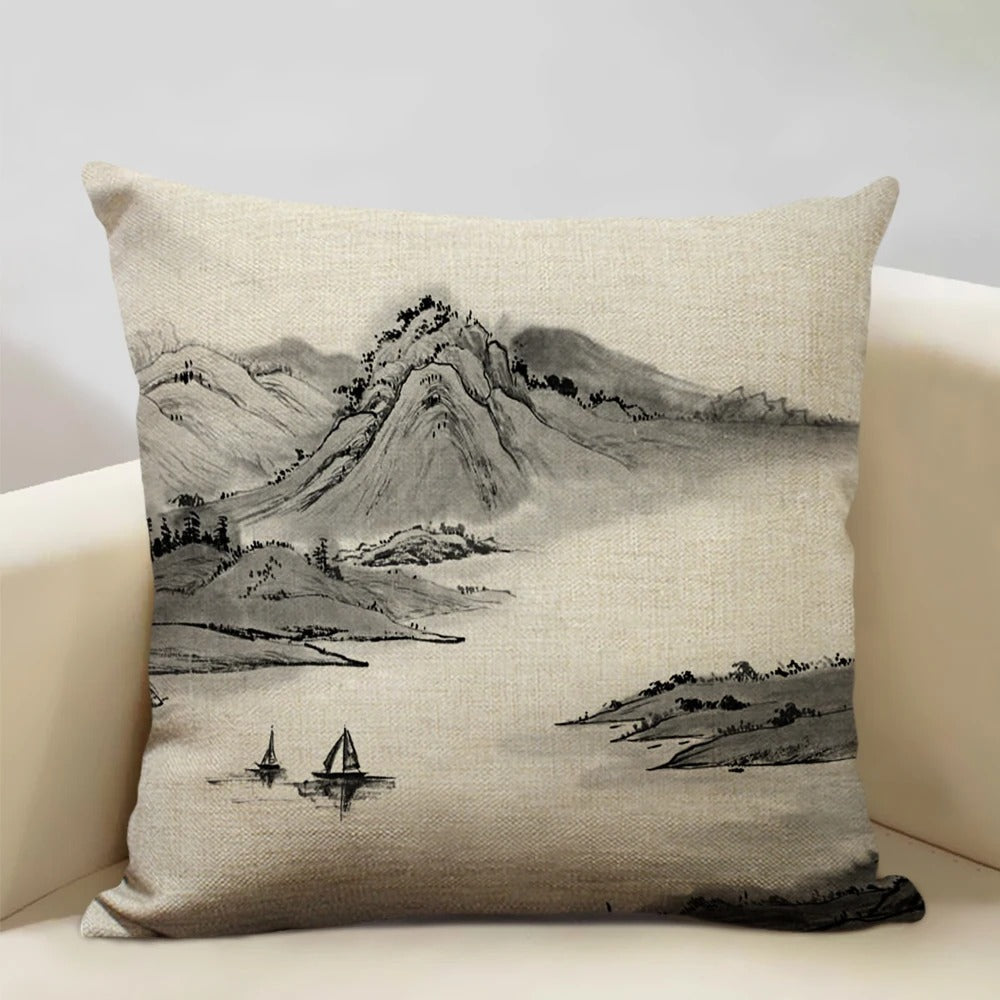 BeauRêve Pillowcase with Mount Fuji - Japanese Style for Any Room