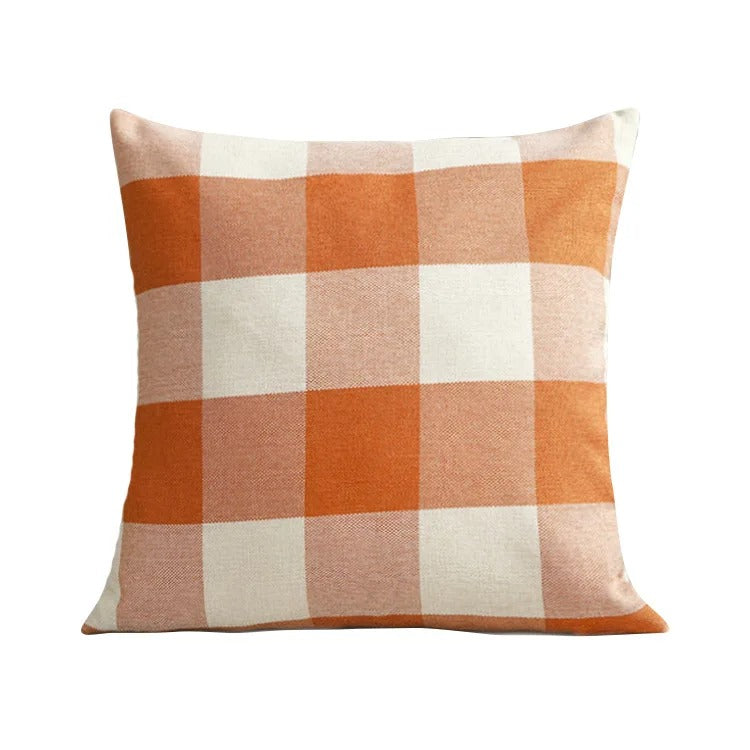 Harmonie Home Cushion Cover - Timeless Checkered Cushion Cover for Any Interior
