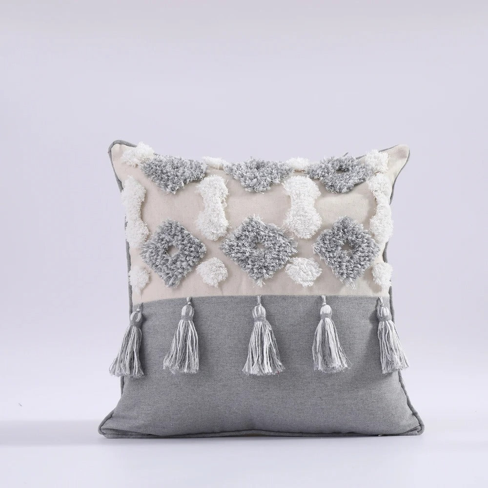 Boho Tufted Pillow Cover - Moroccan Flair for Your Interior