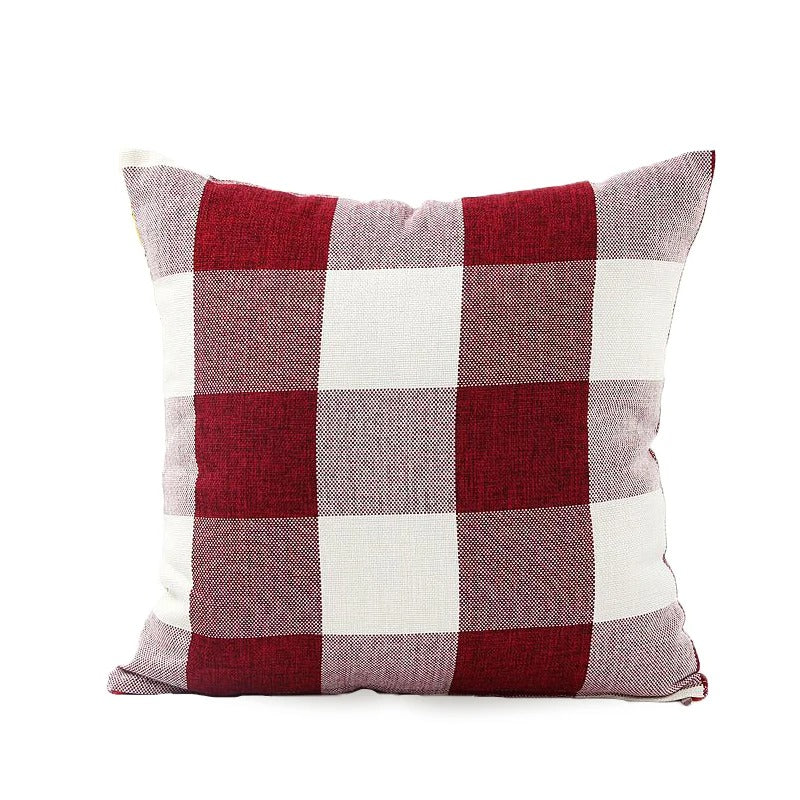 Harmonie Home Cushion Cover - Timeless Checkered Cushion Cover for Any Interior