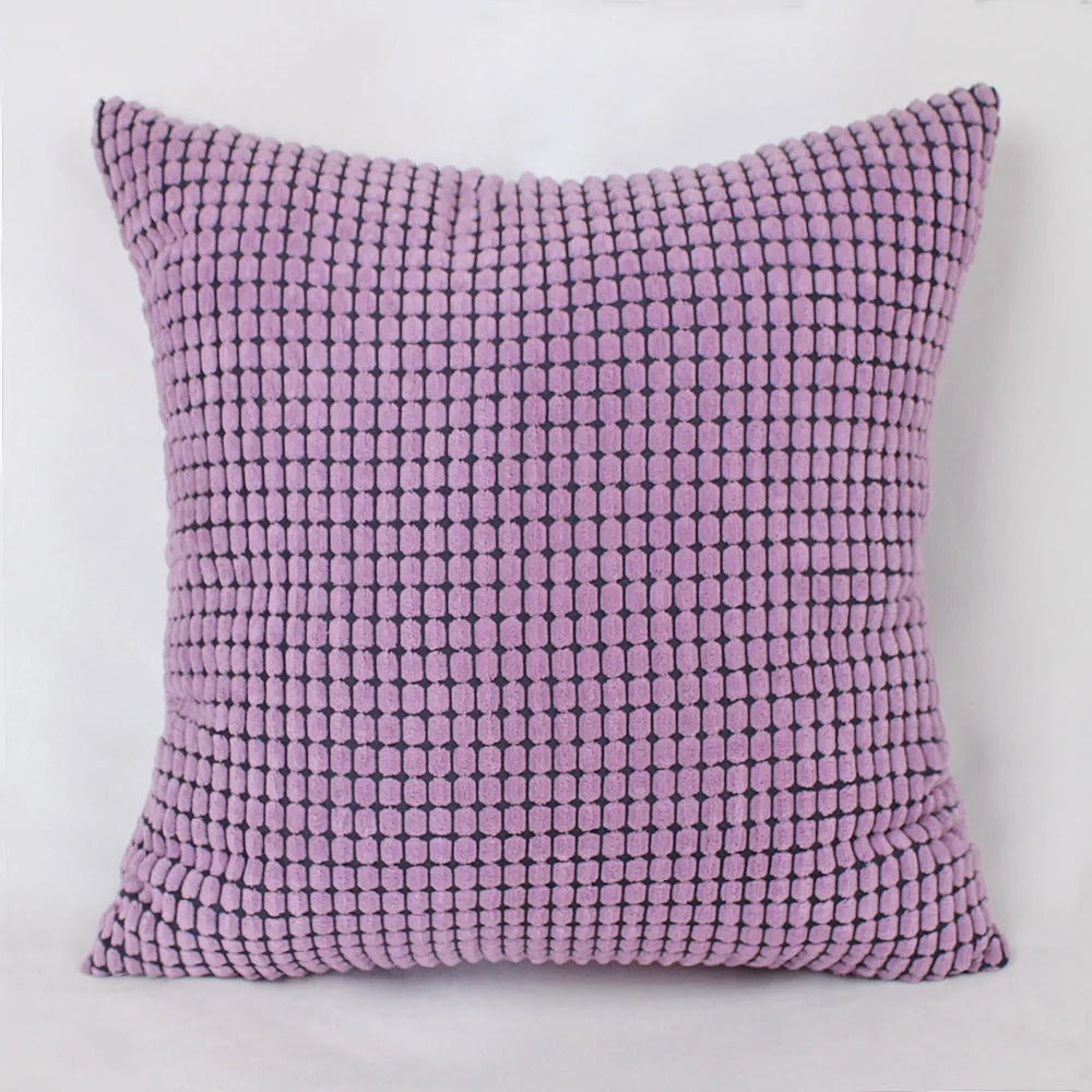 Luxury Plush Home Pillowcase - with Playful Corn Kernel Design