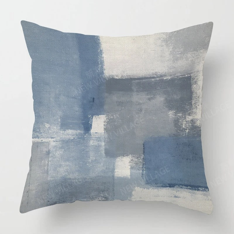 Tricolour Linen Cushion Cover - for a Modern Interior