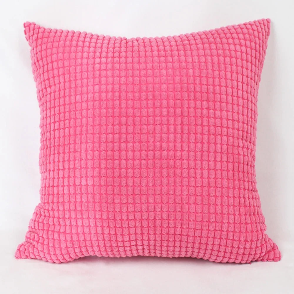 Luxury Plush Home Pillowcase - with Playful Corn Kernel Design