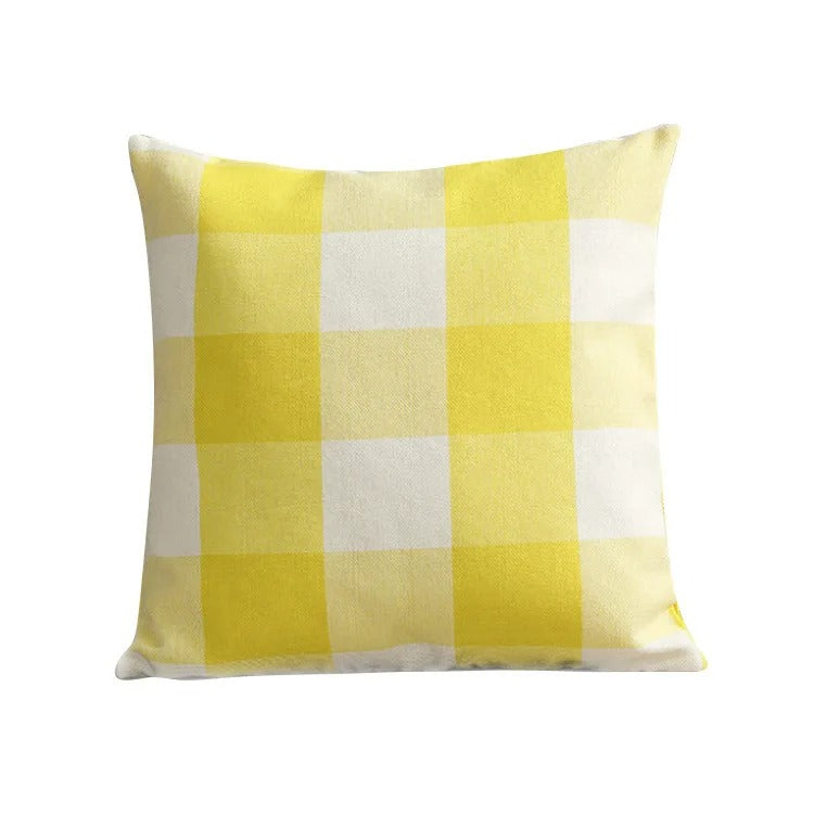 Harmonie Home Cushion Cover - Timeless Checkered Cushion Cover for Any Interior