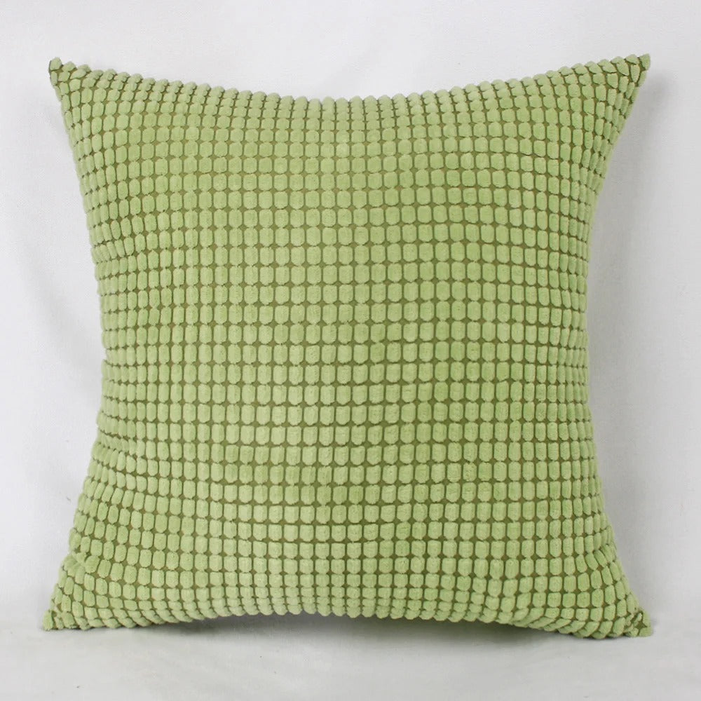 Luxury Plush Home Pillowcase - with Playful Corn Kernel Design