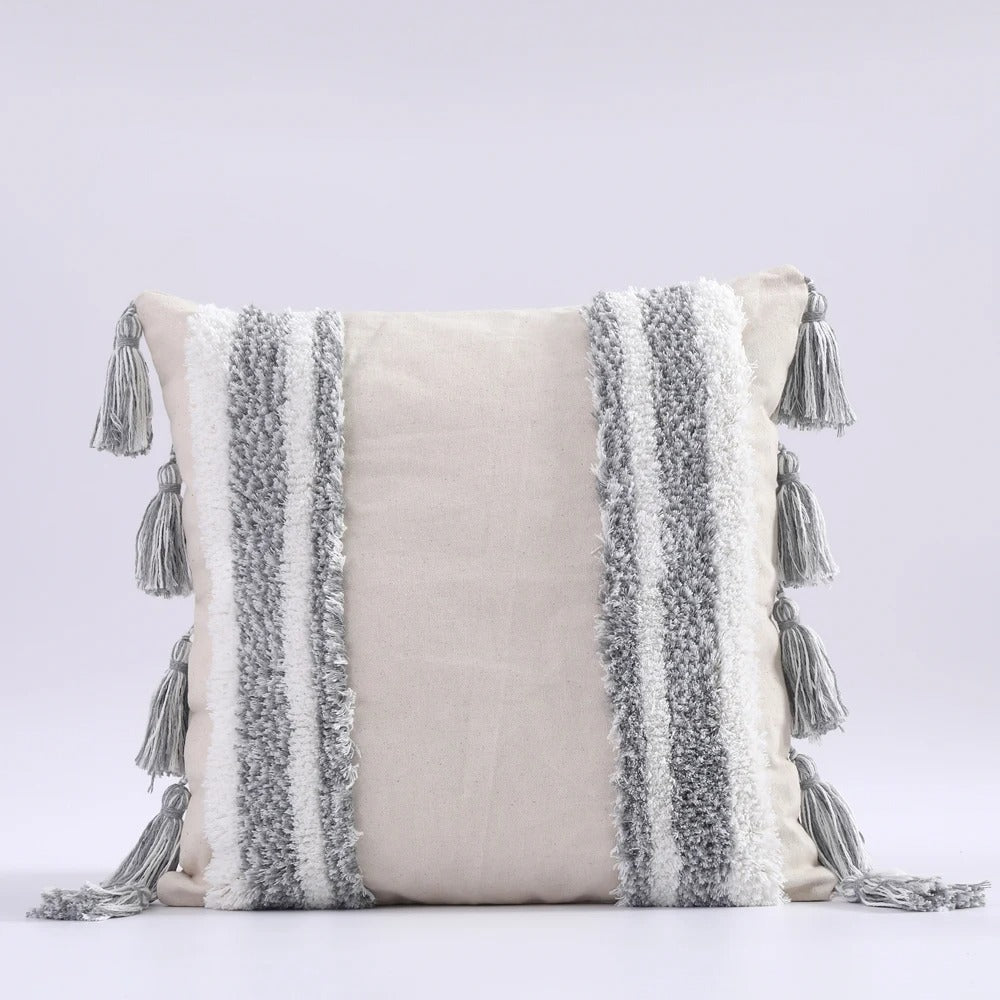 Boho Tufted Pillow Cover - Moroccan Flair for Your Interior