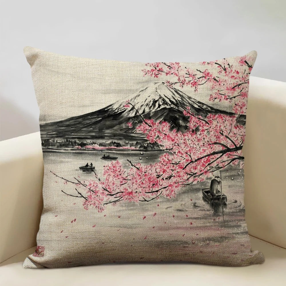 BeauRêve Pillowcase with Mount Fuji - Japanese Style for Any Room