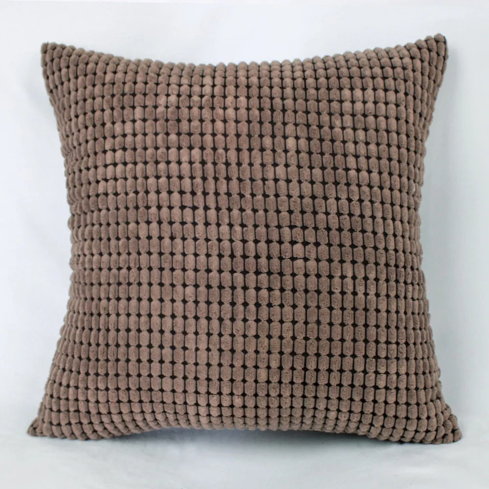 Luxury Plush Home Pillowcase - with Playful Corn Kernel Design