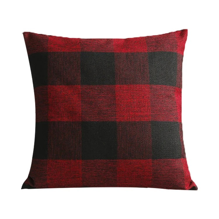 Harmonie Home Cushion Cover - Timeless Checkered Cushion Cover for Any Interior