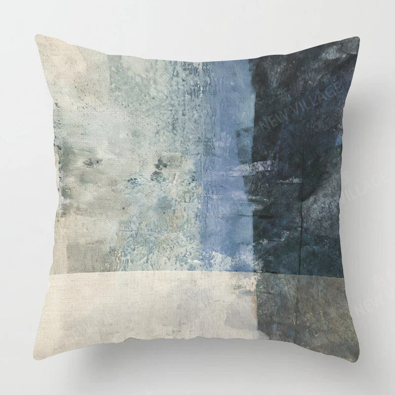 Tricolour Linen Cushion Cover - for a Modern Interior