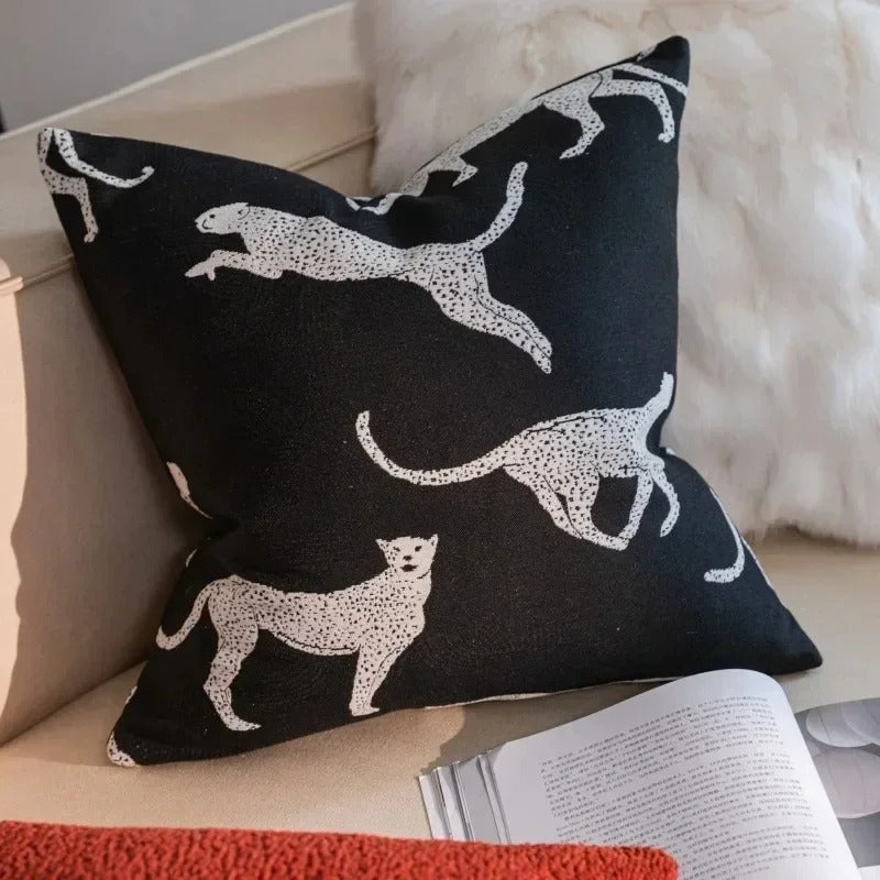 VelvetGlow Pillowcase - Double-Sided Geometric Luxury Jacquard Pillow Cover