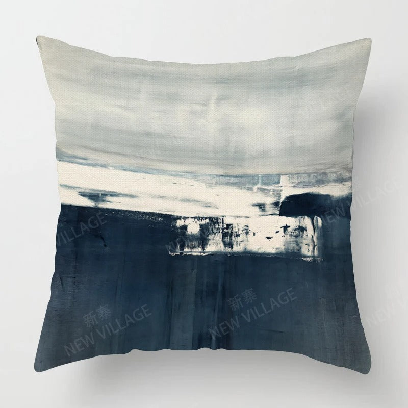 Tricolour Linen Cushion Cover - for a Modern Interior