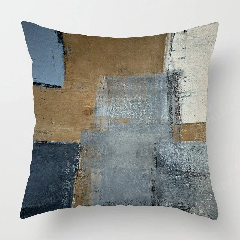 Tricolour Linen Cushion Cover - for a Modern Interior