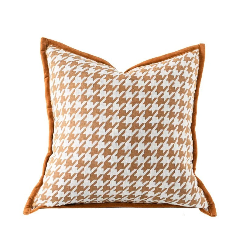 VelvetGlow Pillowcase - Double-Sided Geometric Luxury Jacquard Pillow Cover