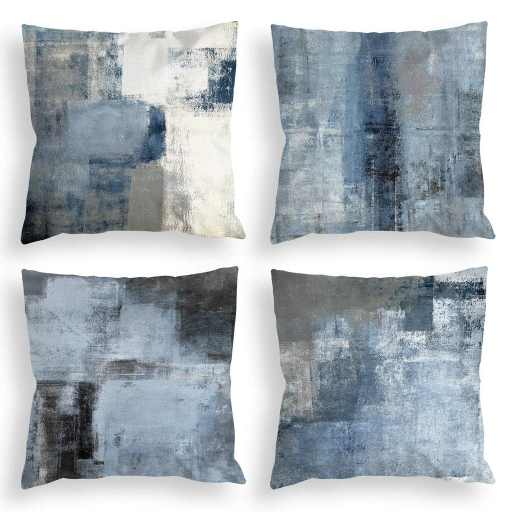 Tricolour Linen Cushion Cover - for a Modern Interior