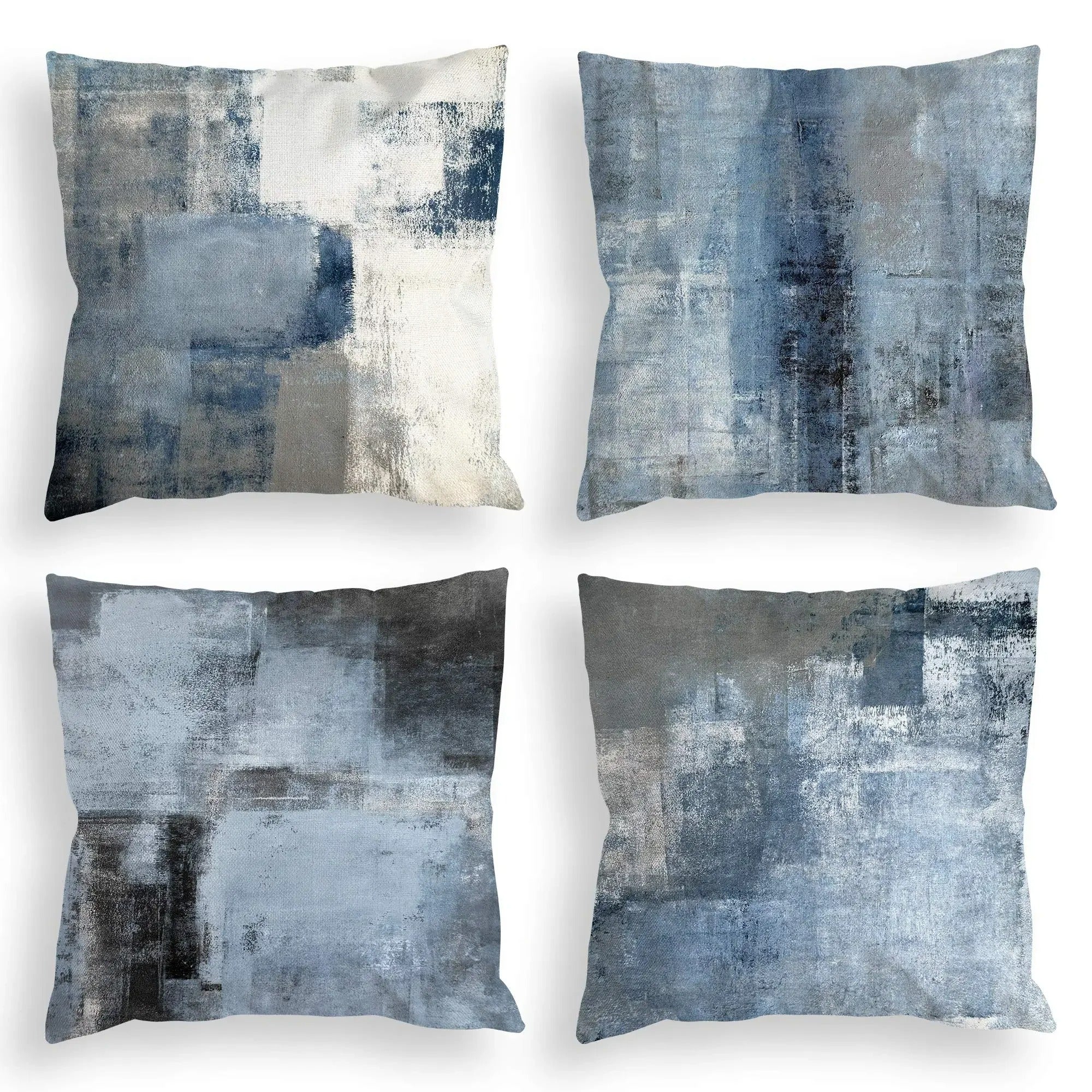 Tricolour Linen Cushion Cover - for a Modern Interior