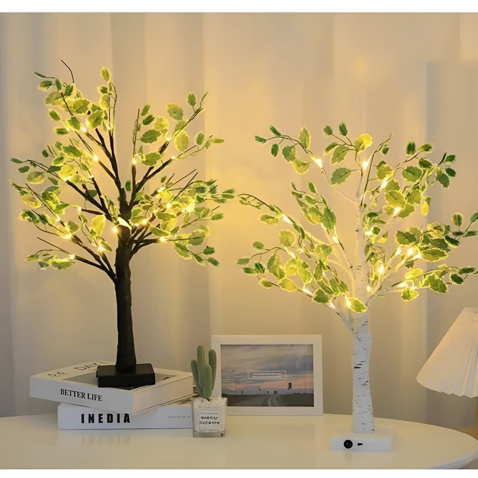 Magic BrightTree Table Lamp – Elegant Tree Design with Warm LED Lighting