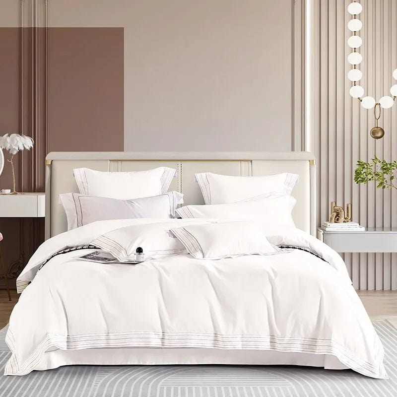 Luxxe White – Luxury White Duvet Cover Made of Egyptian Cotton