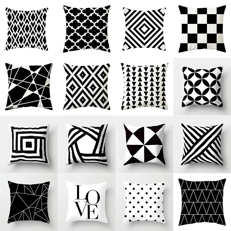 Stylish Geometric Pillow Cover - for a Modern Interior