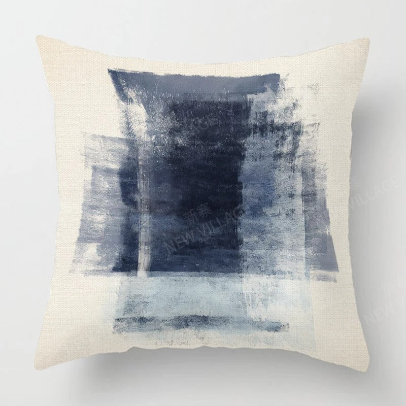 Tricolour Linen Cushion Cover - for a Modern Interior