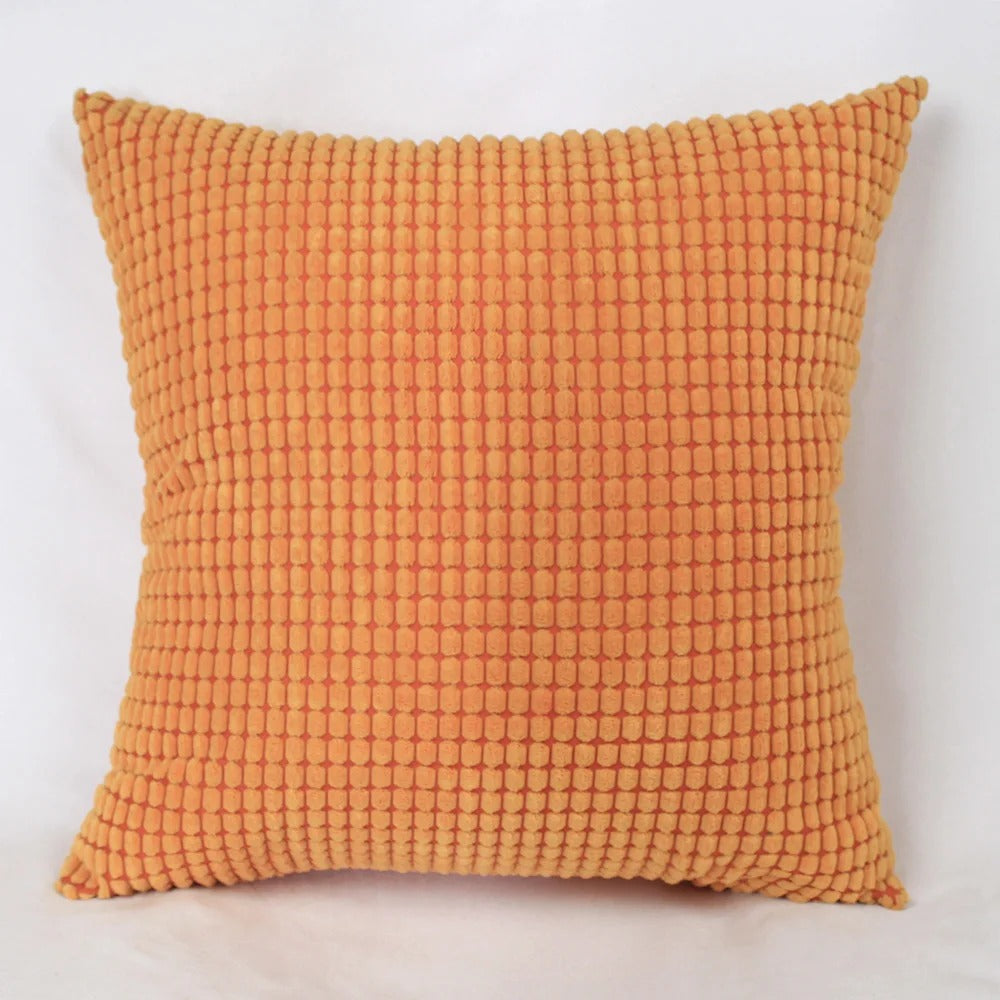Luxury Plush Home Pillowcase - with Playful Corn Kernel Design