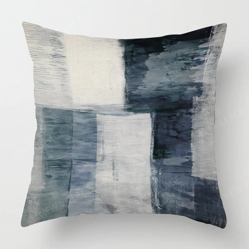 Tricolour Linen Cushion Cover - for a Modern Interior