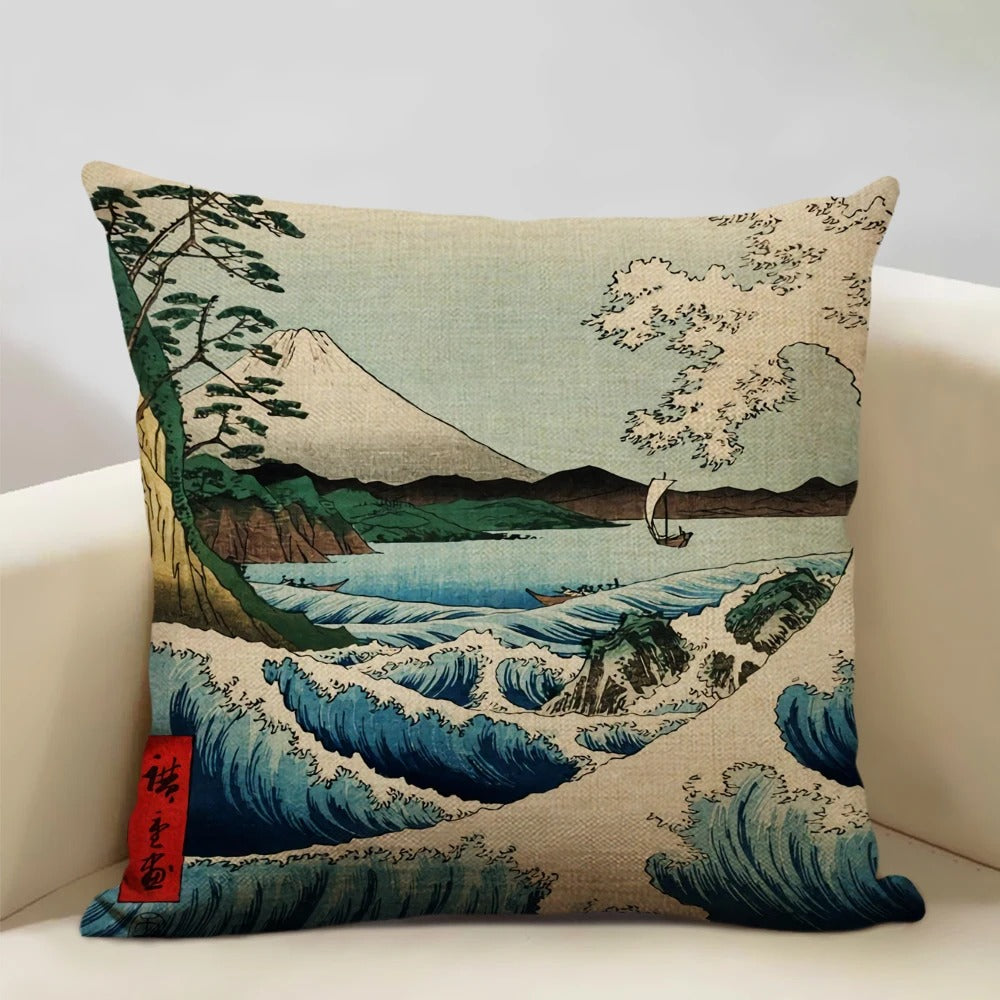 BeauRêve Pillowcase with Mount Fuji - Japanese Style for Any Room