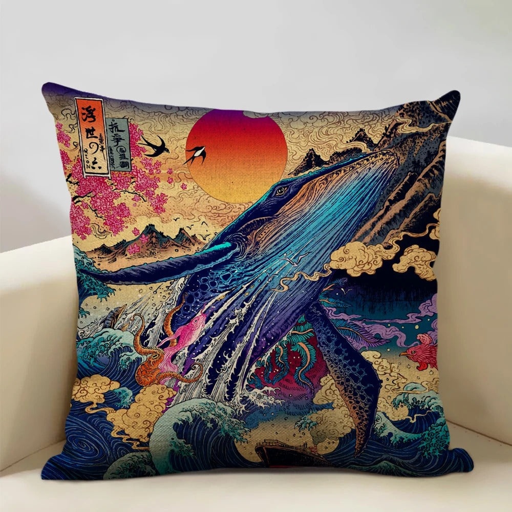 BeauRêve Pillowcase with Mount Fuji - Japanese Style for Any Room