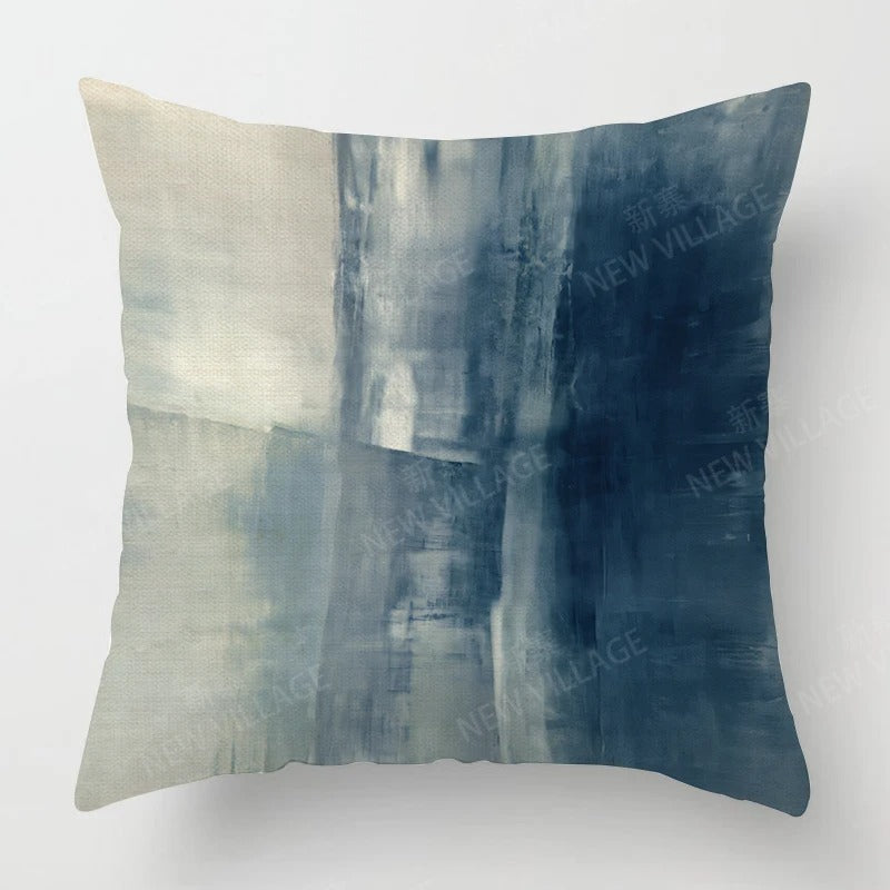 Tricolour Linen Cushion Cover - for a Modern Interior