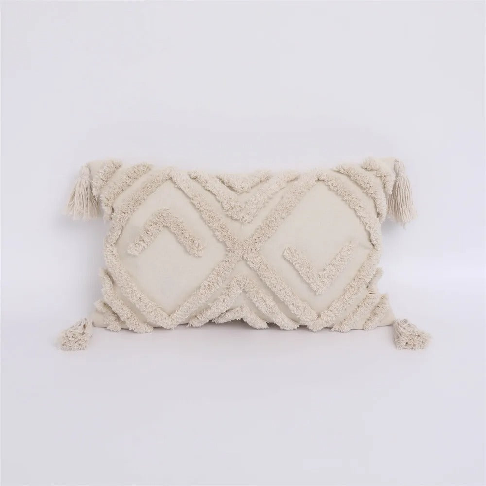 Boho Tufted Pillow Cover - Moroccan Flair for Your Interior