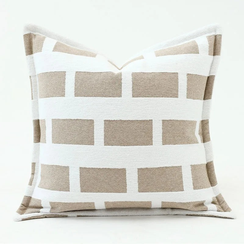 VelvetGlow Pillowcase - Double-Sided Geometric Luxury Jacquard Pillow Cover