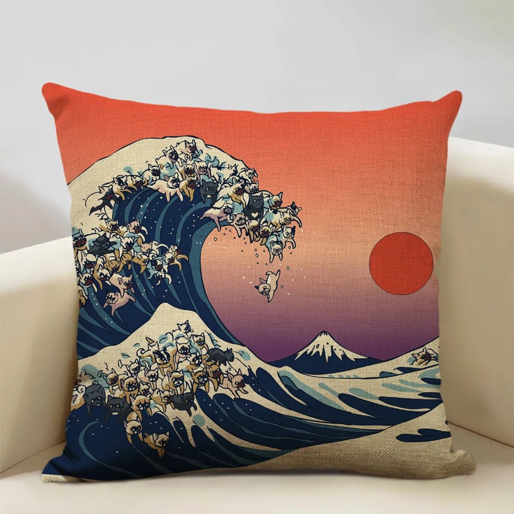 BeauRêve Pillowcase with Mount Fuji - Japanese Style for Any Room