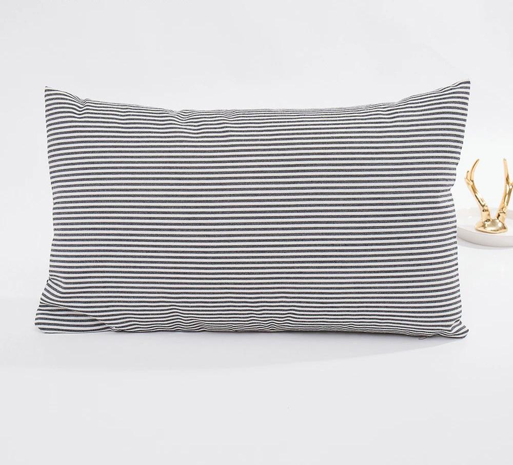 Stylish MarbreLuxe Cushion Cover - Modern Stripe Pillow Cover for Elegant Interiors