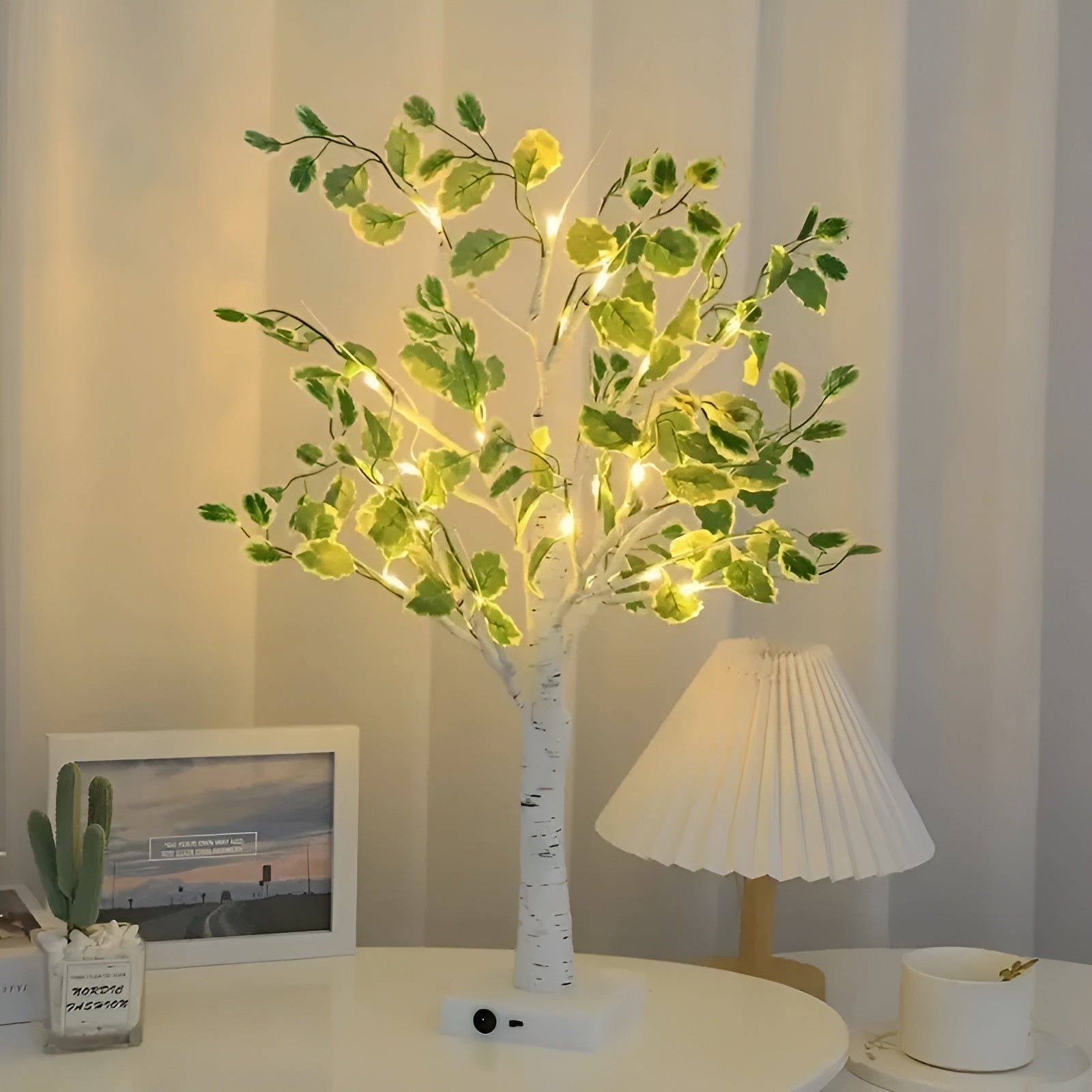 Magic BrightTree Table Lamp – Elegant Tree Design with Warm LED Lighting
