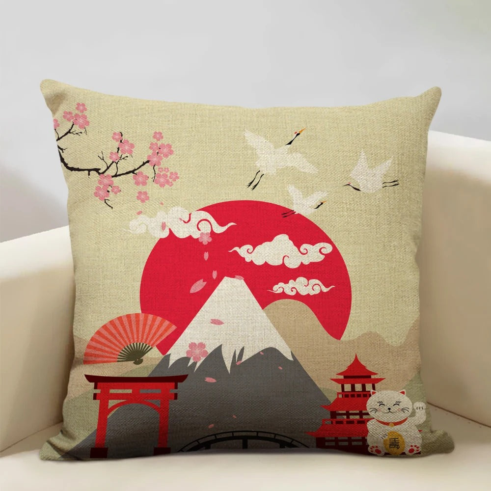 BeauRêve Pillowcase with Mount Fuji - Japanese Style for Any Room
